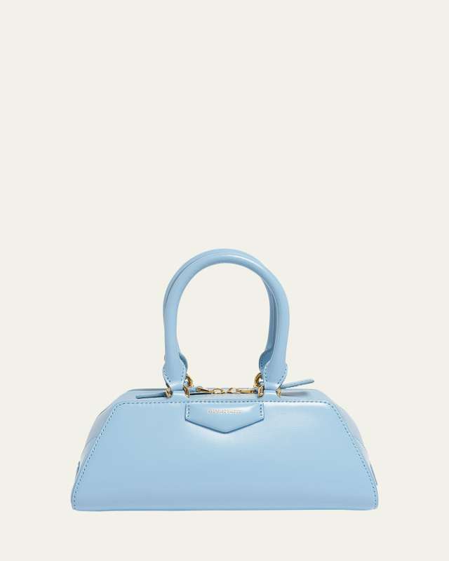 Antigona Mini Top-Handle Bag in Box Leather